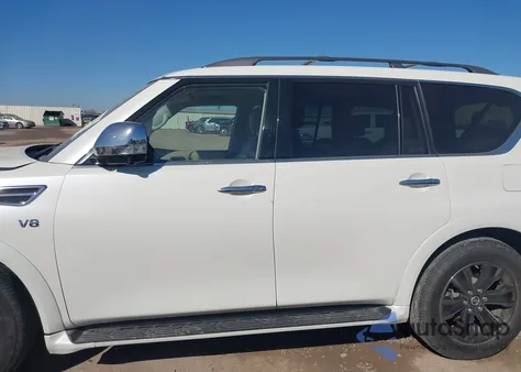 2019 Nissan Armada Platinum z USA, uszkodzony, nr VIN JN8AY2NF8K9350372